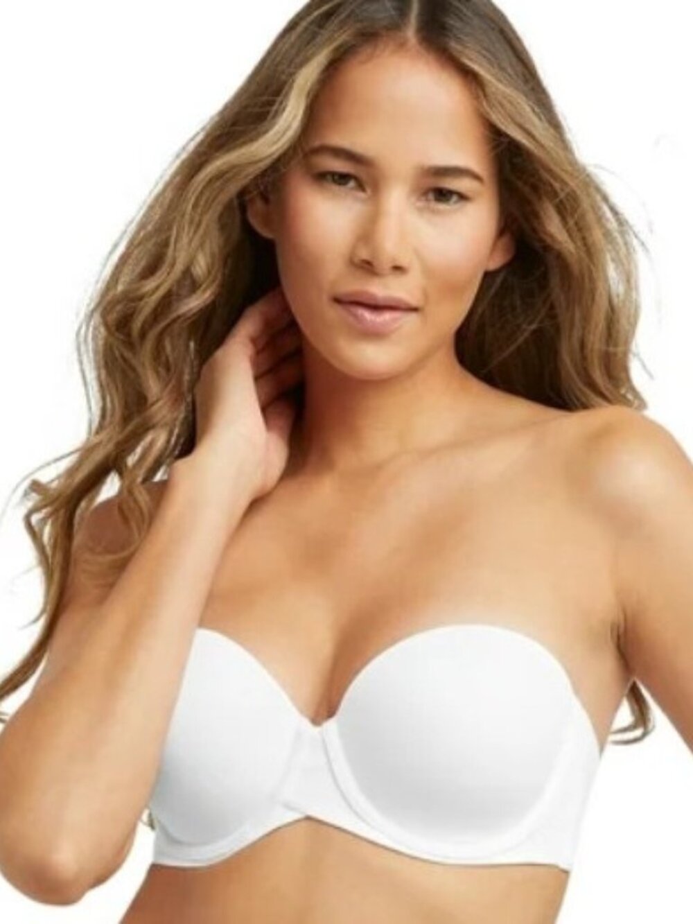Maidenform‎ Womens Size 38D Stay Put Strapless Push Up Underwire Bra SN699 1646